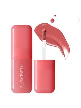 Huda Beauty Strawberry Cream Blush Filter Liquid Blush -Dusty Rose Full Size NEW